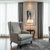 Pelican Cay - Mineral Upholstered Chair | Architectural Fabrics