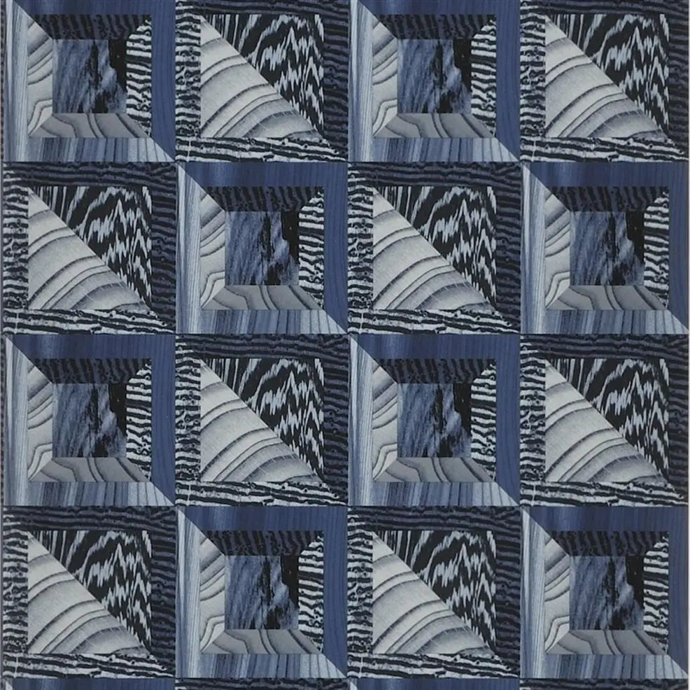 Palais Royal 03 Blue Wallpaper | Christian Lacroix Europe