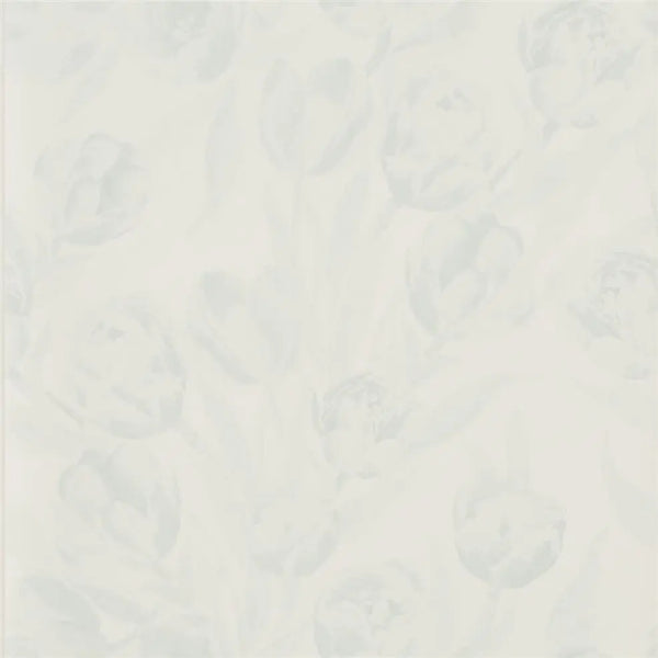 Fontainebleau Tulip Floral Porcelain Wallpaper | Designers Guild Europe