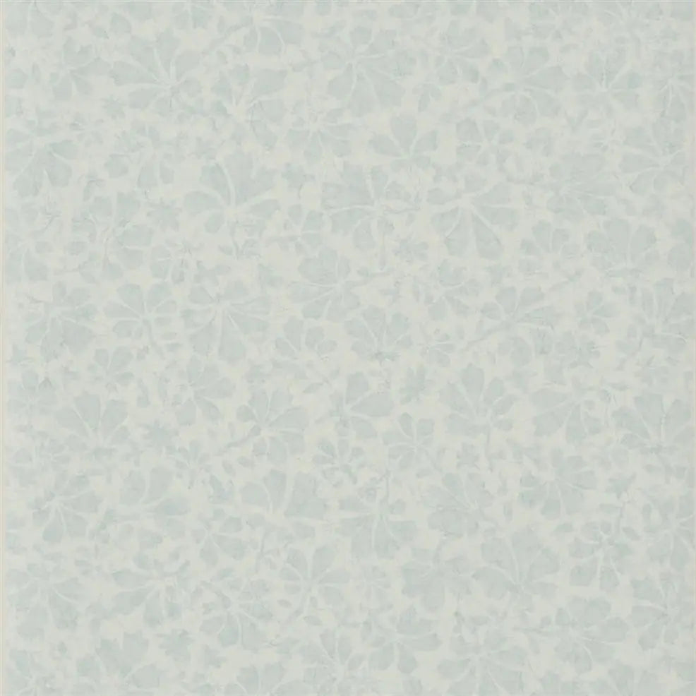 Arlay Small Scale Blossom Duck Egg Wallpaper | Designers Guild Europe