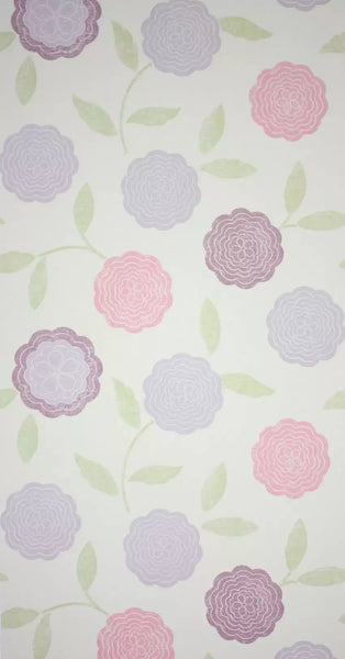 Eranthe Floral Purple Wallpaper | Osborne & Little Europe
