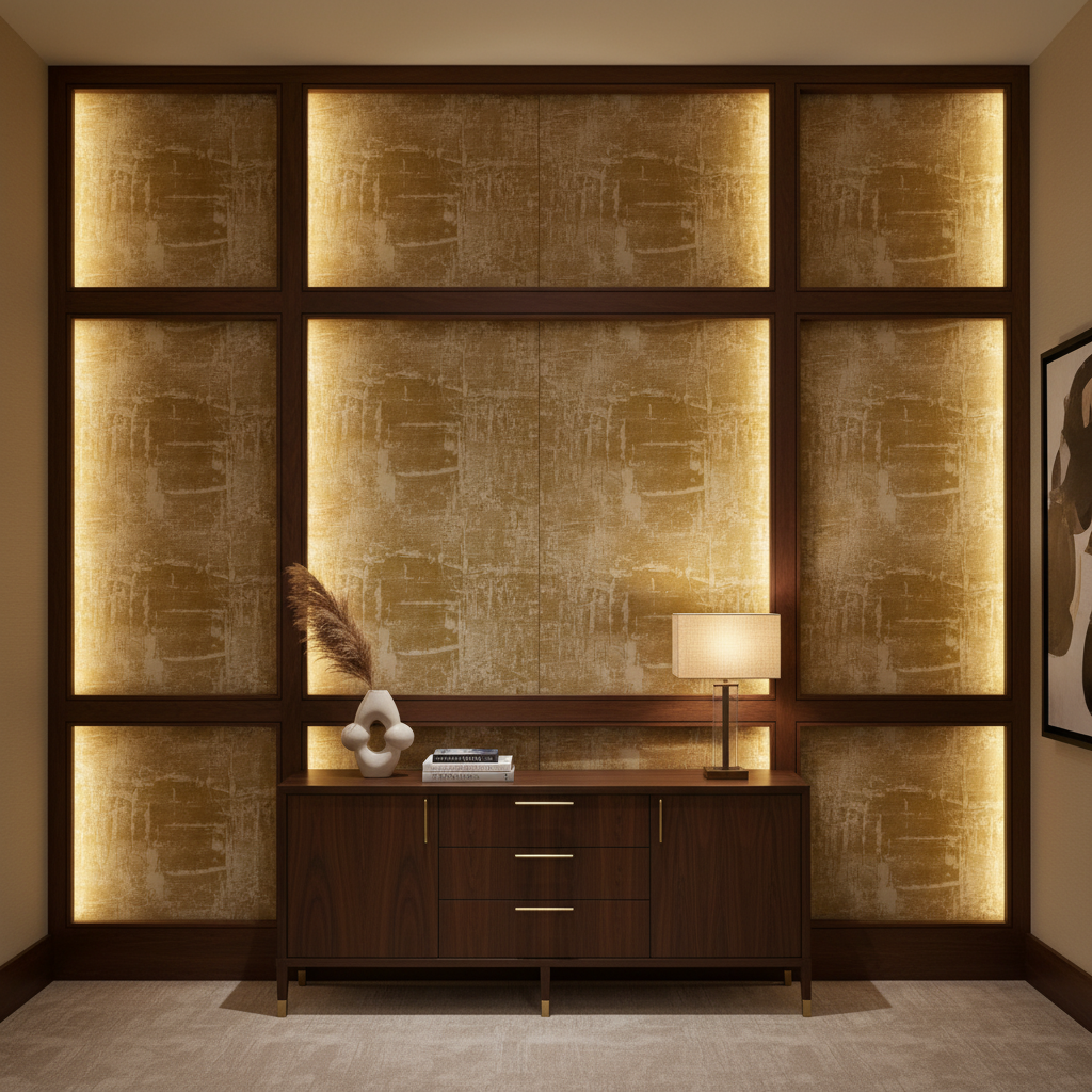 Turf Bay - Mushroom Upholstered Wall Panel | Architectural Fabrics