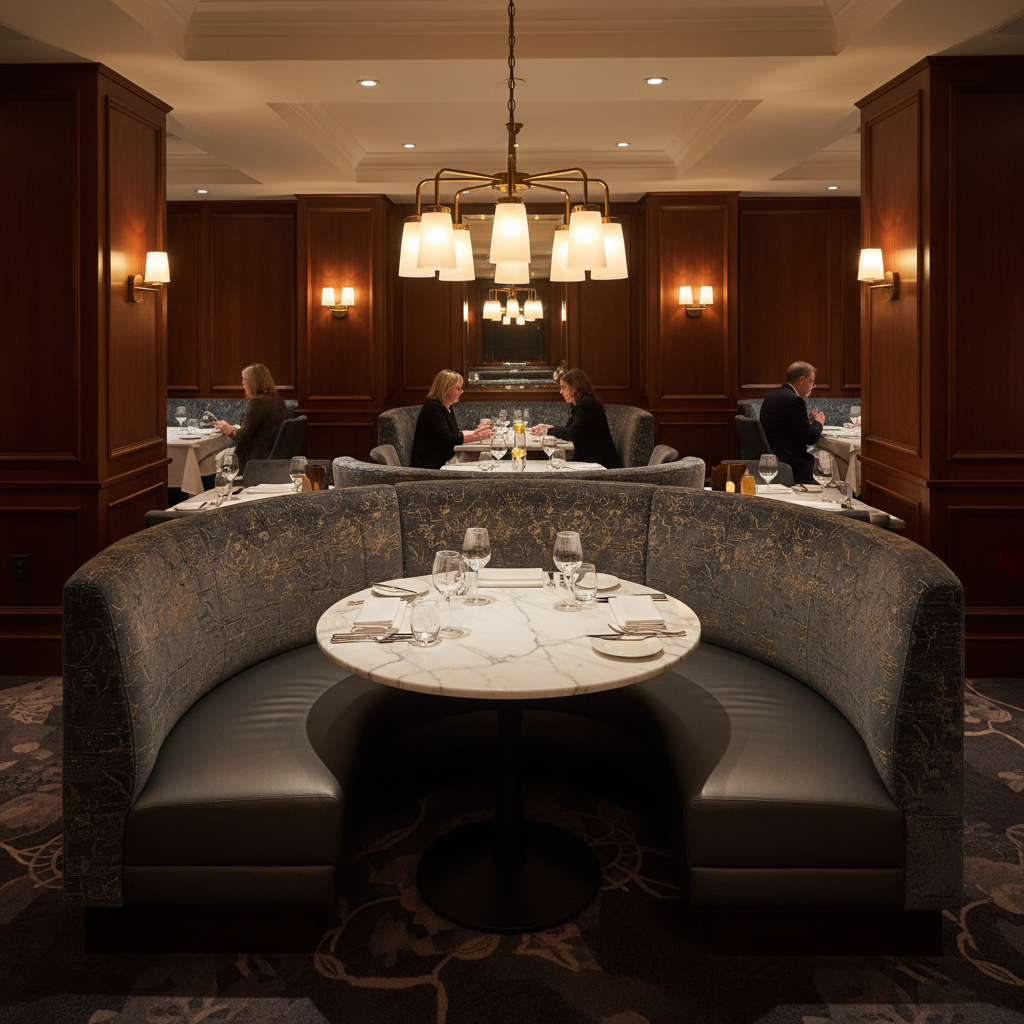 Dale City Captivating Upholstered Banquette | Architectural Fabrics