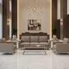 Aire Pebbled - Earthen Taupe Breathable Polyurethane Upholstered Sofa | Architectural Fabrics