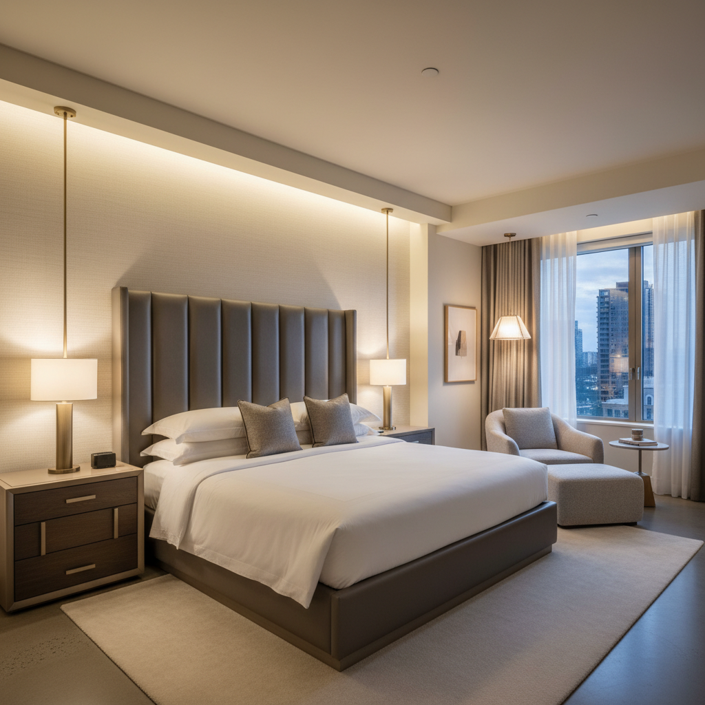 Hillsville Smoke Upholstered Headboard | Architectural Fabrics