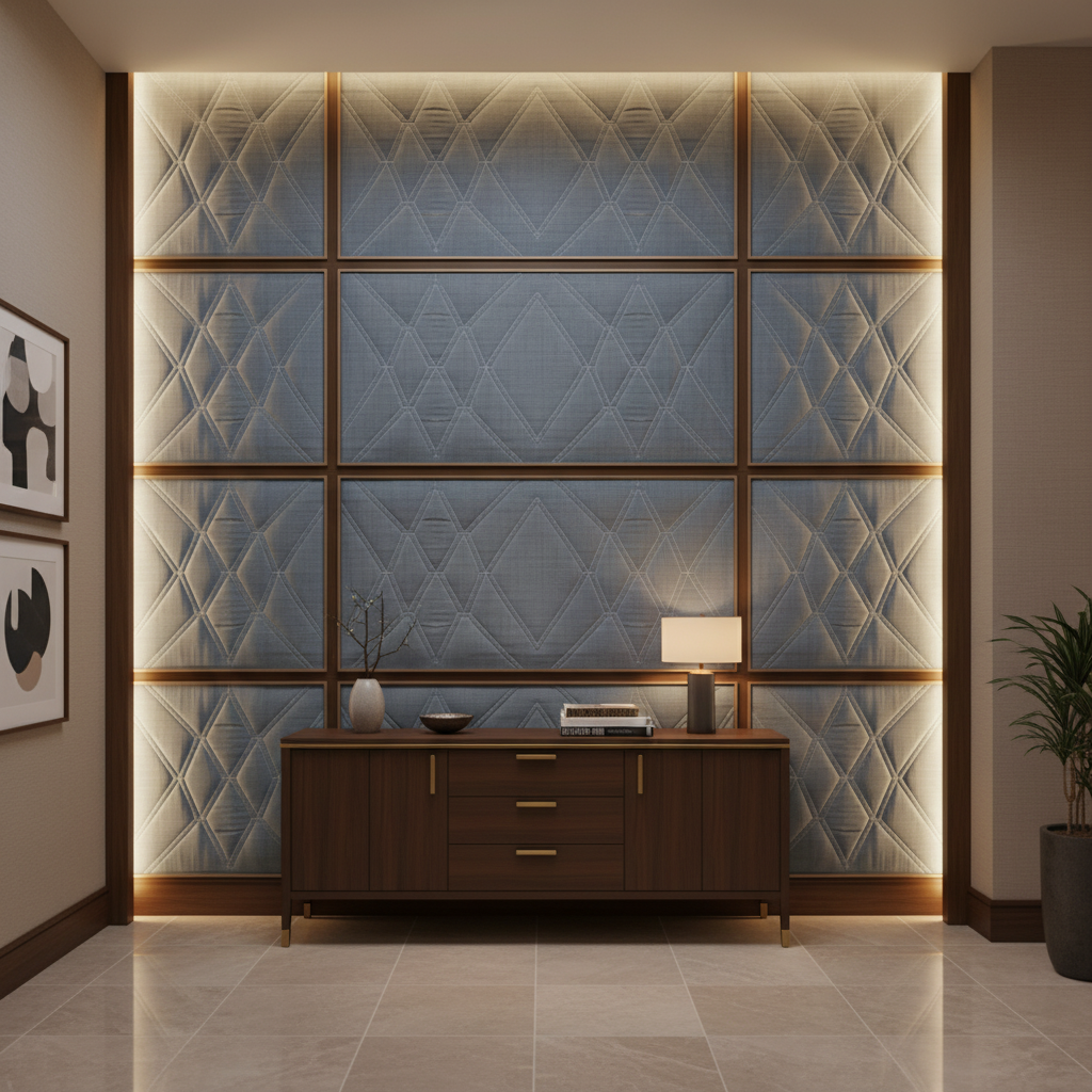 Stone Haven - Capri Upholstered Wall Panel | Architectural Fabrics