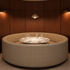 Puerto Plata - Pavlova Upholstered Banquette | Architectural Fabrics