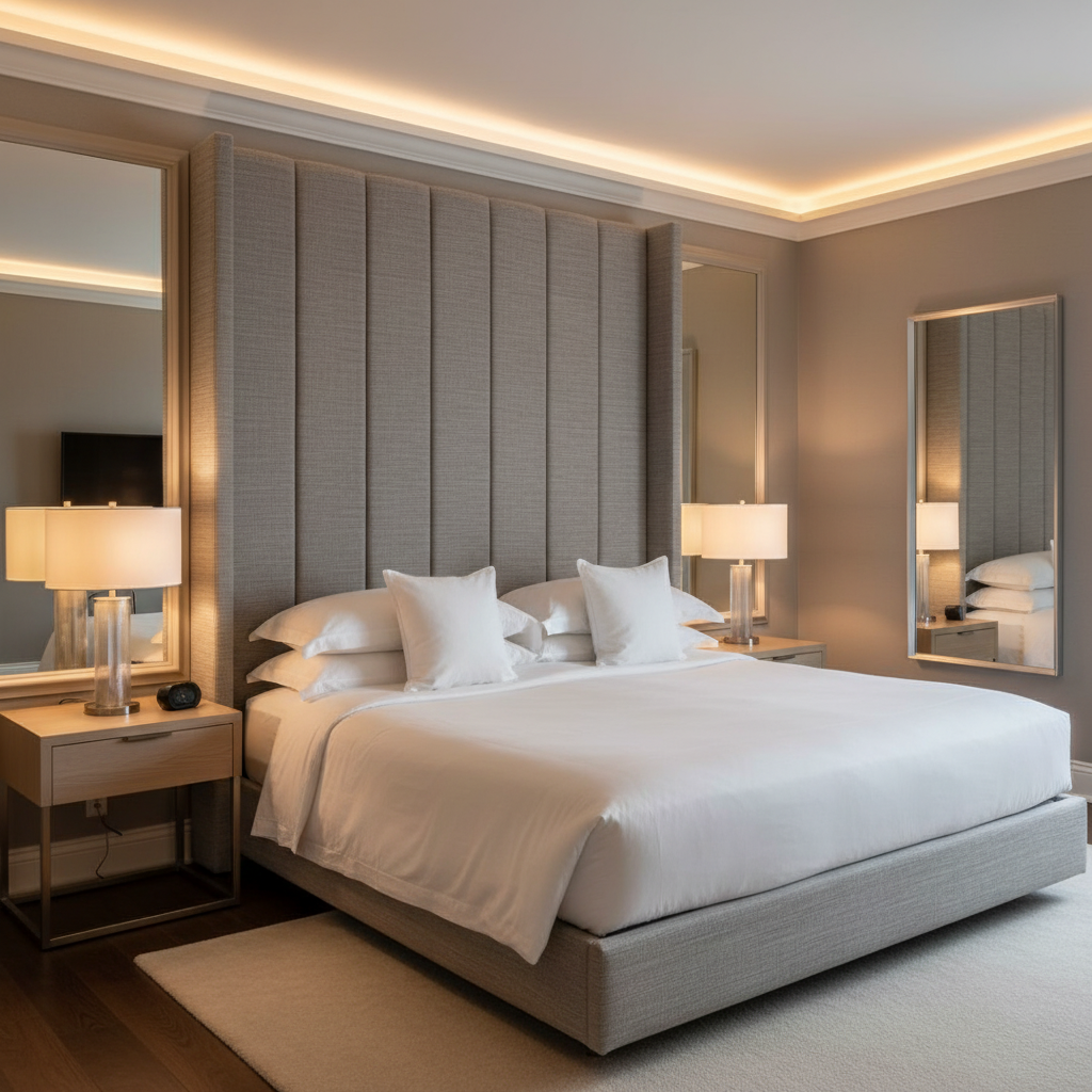 Alter - Alter Silicone Hybrid Upholstered Headboard | Architectural Fabrics