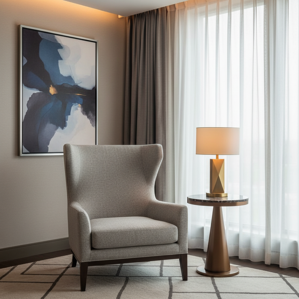 Marigot - Dove Upholstered Chair | Architectural Fabrics