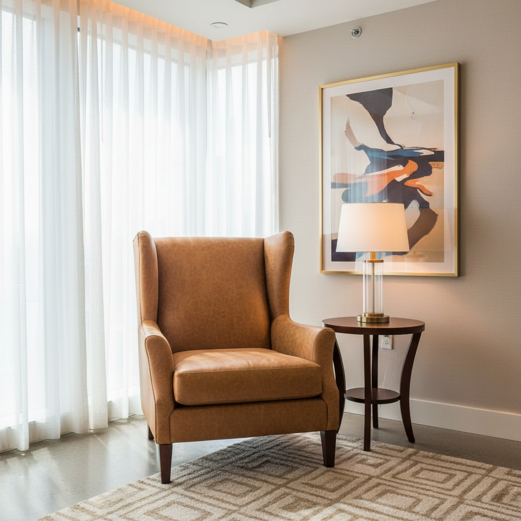 Vintage Harbor - Saddle Upholstered Chair | Architectural Fabrics