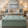 Azores - Azores Tekloom Performance Upholstered Ottoman | Architectural Fabrics