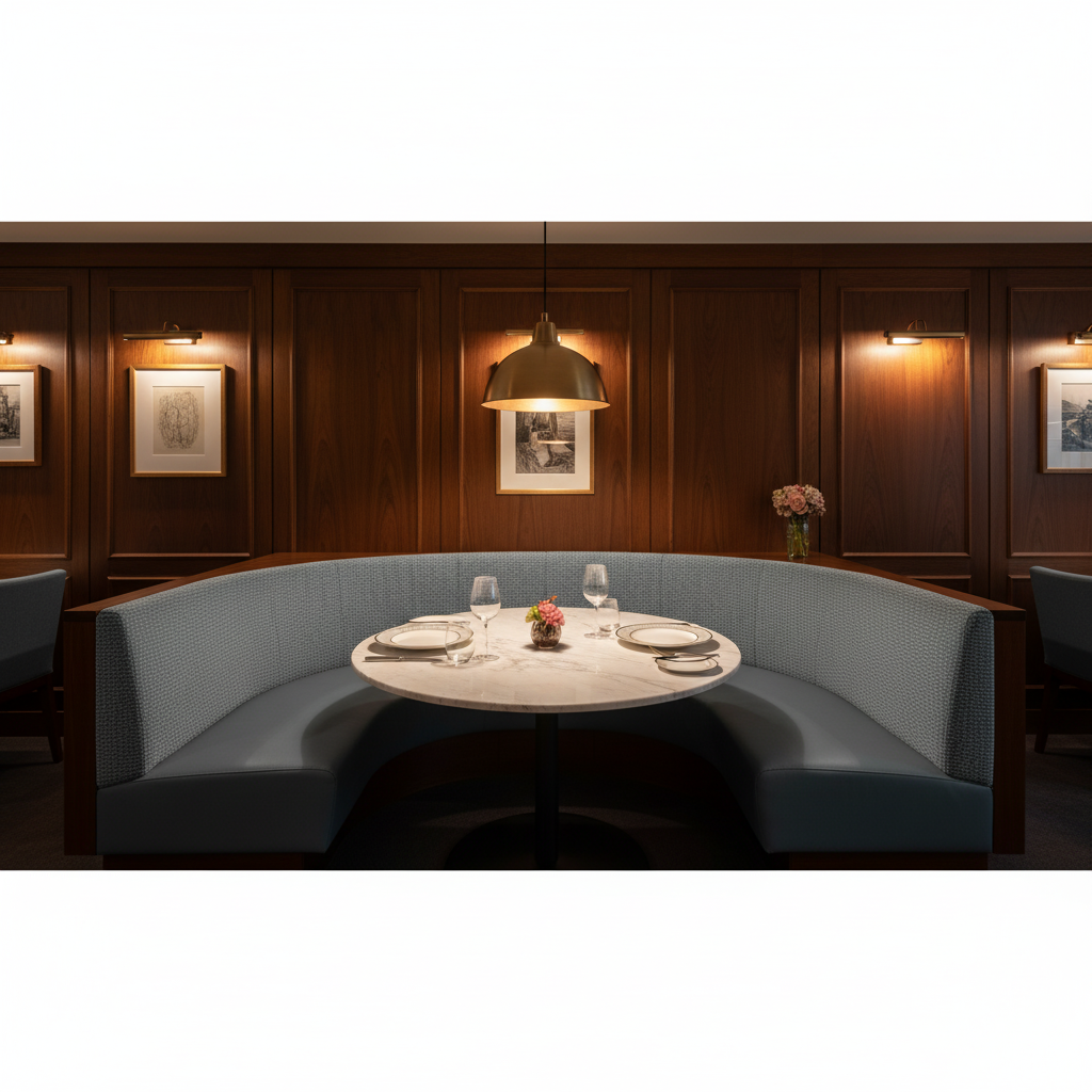 Sisal Bay - Tide Upholstered Banquette | Architectural Fabrics