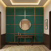 Fine Velvet Texture Deep Emerald Upholstered Wall Panel | Architectural Fabrics