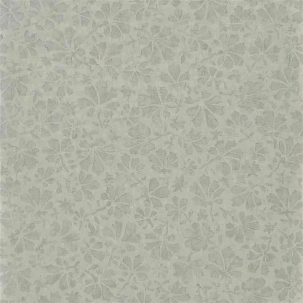 Arlay Small Scale Blossom Graphite Wallpaper | Designers Guild Europe