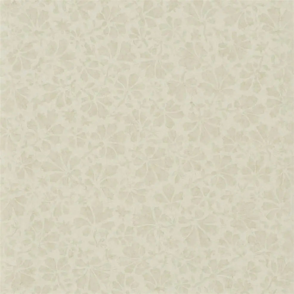 Arlay Small Scale Blossom Linen Wallpaper | Designers Guild Europe