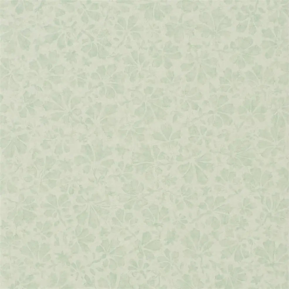 Arlay Small Scale Blossom Celadon Wallpaper | Designers Guild Europe
