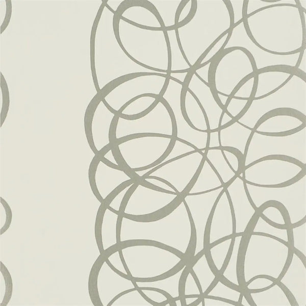 Marquisette Ribbon Stripe Pearl Wallpaper | Designers Guild Europe