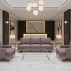 Woven Crosshatch Texture Dusty Mauve Upholstered Sofa | Architectural Fabrics