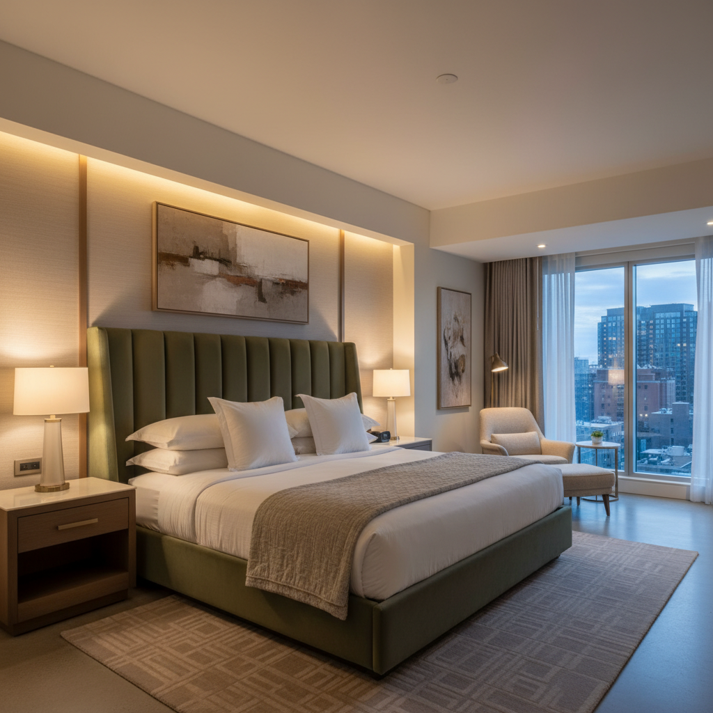 Front Royal Meadow Upholstered Headboard | Architectural Fabrics