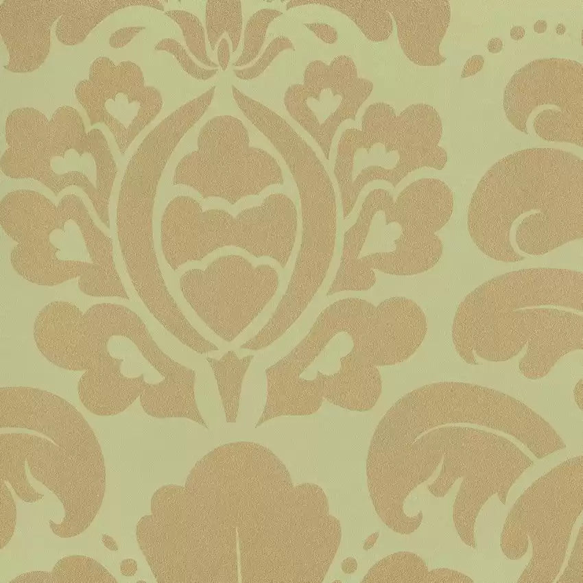 Edo Vinyl Green Wallpaper | Osborne & Little Europe