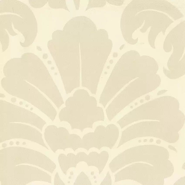 Edo Vinyl Cream Wallpaper | Osborne & Little Europe
