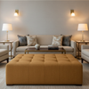 Adagio - Adagio Blackout Fabric Upholstered Ottoman | Architectural Fabrics