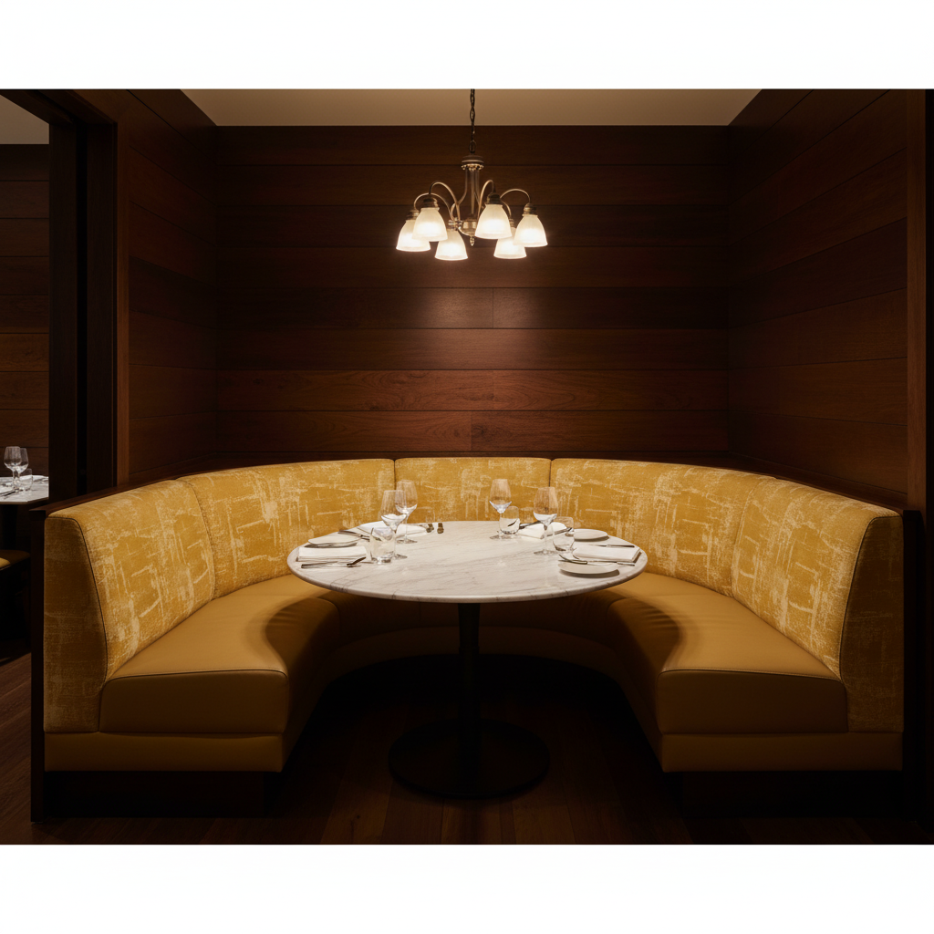 Turf Bay - Glow Upholstered Banquette | Architectural Fabrics