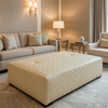 Berretta - Berretta Performance Vinyl Upholstered Ottoman | Architectural Fabrics