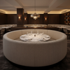 Rainbow Reef - Pebble Upholstered Banquette | Architectural Fabrics