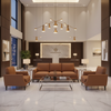 Aarden - Russet Clay Silicone Hybrid Upholstered Sofa | Architectural Fabrics