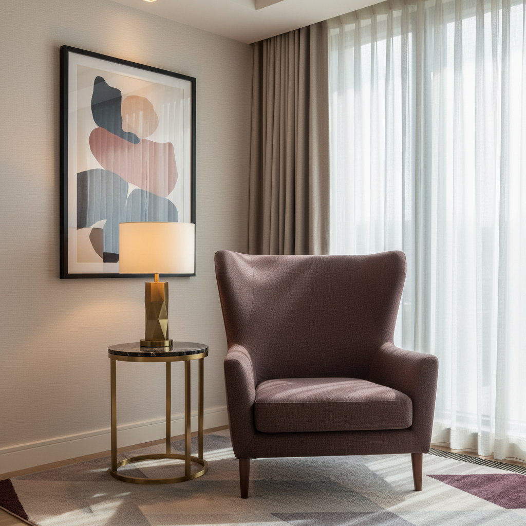 Maya Riviera - Merlot Upholstered Chair | Architectural Fabrics