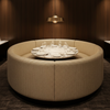 Soufriere - Raffia Upholstered Banquette | Architectural Fabrics