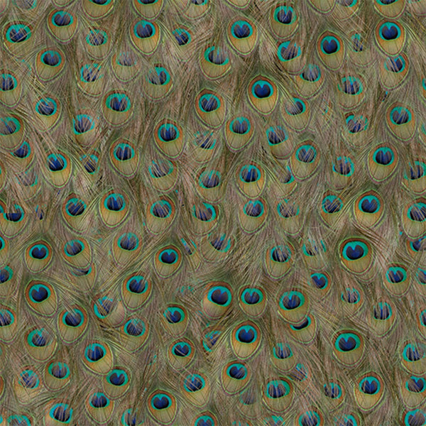 Peafowl Original, Roll Vinyl Wallcoverings | Newwall