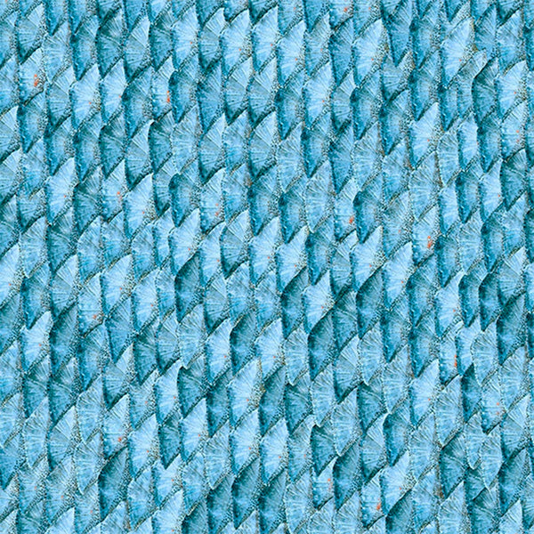Mermaid Tail Blue, Roll Vinyl Wallcoverings | Newwall