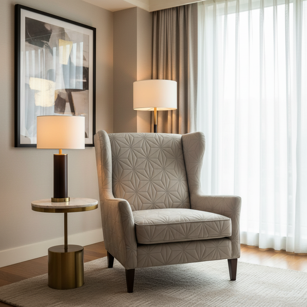 Axis - Axis Etched Polyurethane Upholstered Chair | Architectural Fabrics