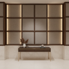 Woven Textile Texture Misty Taupe Upholstered Wall Panel | Architectural Fabrics