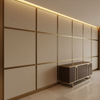 Amalfi - Oatmeal Indoor/Outdoor Vinyl Upholstered Wall Panel | Architectural Fabrics