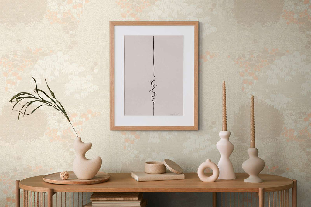 Famous Garden Beige Wallcovering | AS Creation