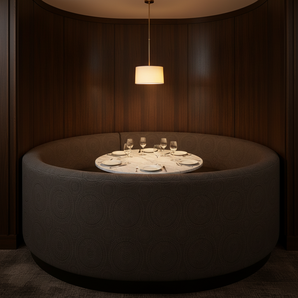 Virgin Gorda - Onyx Upholstered Banquette | Architectural Fabrics