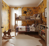 The Original Yeeha 1950's Cowboy - Mustard Mid-Century Modern | Architectural Wallcoverings - Boys Bedroom Room Setting