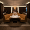 Axis - Axis Etched Polyurethane Upholstered Banquette | Architectural Fabrics