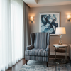 Vista Point - Twilight Upholstered Chair | Architectural Fabrics