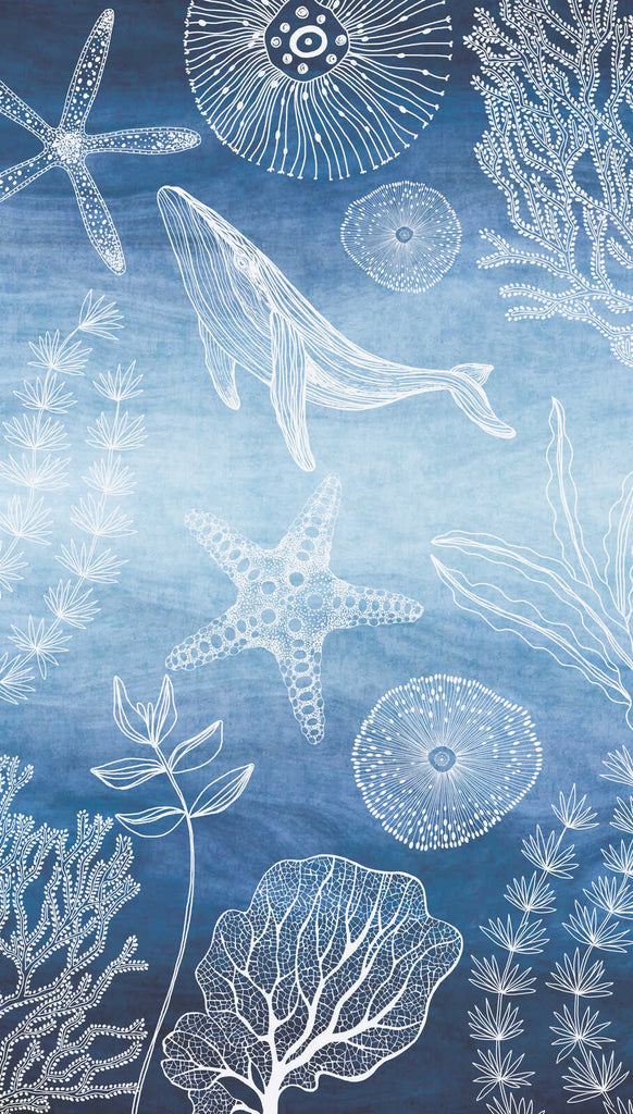 A.s. Creation Design Panel Lilly Luis Blue Wallcovering | AS Creation
