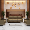 Woven Linen Texture Olive Bronze Upholstered Sofa | Architectural Fabrics