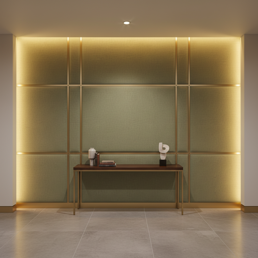 Linen Island - Shamrock Upholstered Wall Panel | Architectural Fabrics
