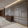 Ultrasuede Silver Grey Gray Upholstered Wall Panel | Ultrasuede Upholstery