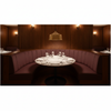 Smooth Velvet Nap Deep Wine Upholstered Banquette | Architectural Fabrics