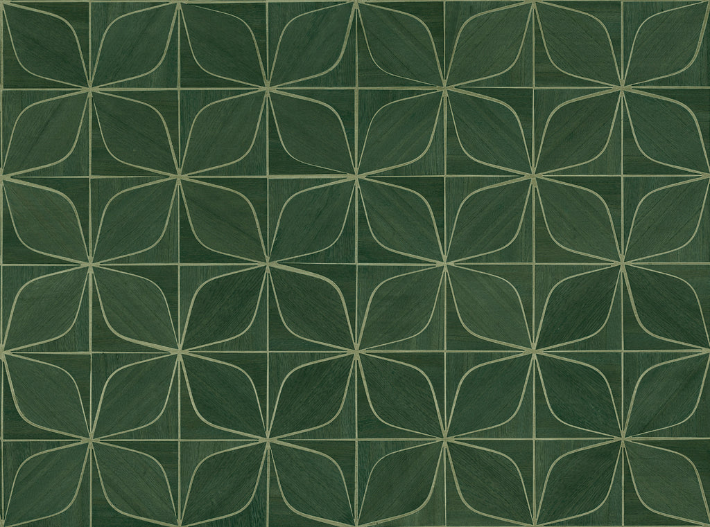 Oyster Bay-Hunter Wood Veneer Wallcovering | Phillipe Romano — WOOD-500750
