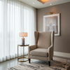 Salt Island - Oyster Upholstered Chair | Architectural Fabrics