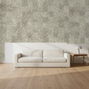 Nantucket Grasscloth Silver Glitter Wallcovering | Phillipe Romano room setting